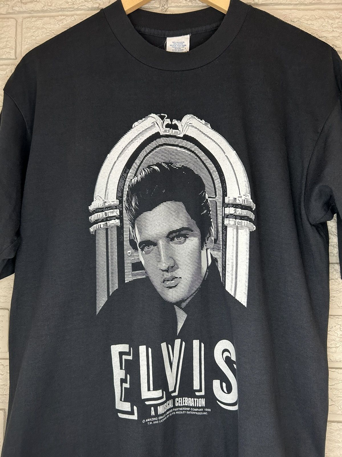 Band Tees × Vintage Vintage 80s Elvis A Musical Celebration T Shirt Size US L / EU 52-54 / 3 - 2 Thumbnail