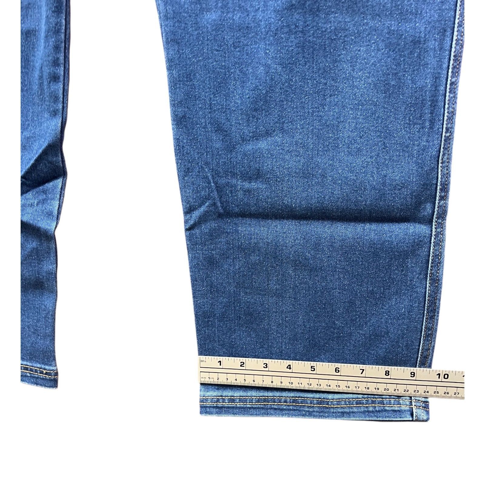 Other KnoxRose-Women's High-Rise Jeans Elastic Waistband Relaxed A Size 34" / US 12 / IT 48 - 7 Thumbnail