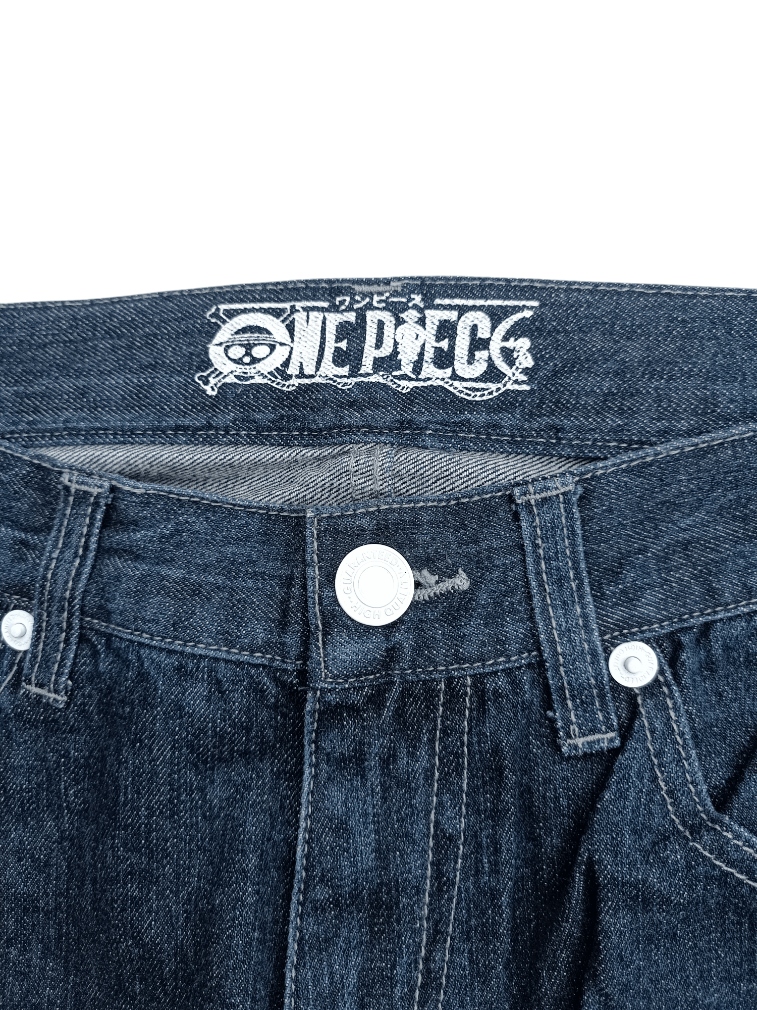 One Piece × Vintage Vintage Chopper One Piece Denim Jeans Size US 34 / EU 50 - 7 Thumbnail