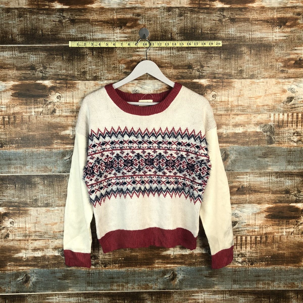 Homespun Knitwear × Japanese Brand Lobby & Rose Red Knitwear #A1322 Size S / US 4 / IT 40 - 1 Thumbnail