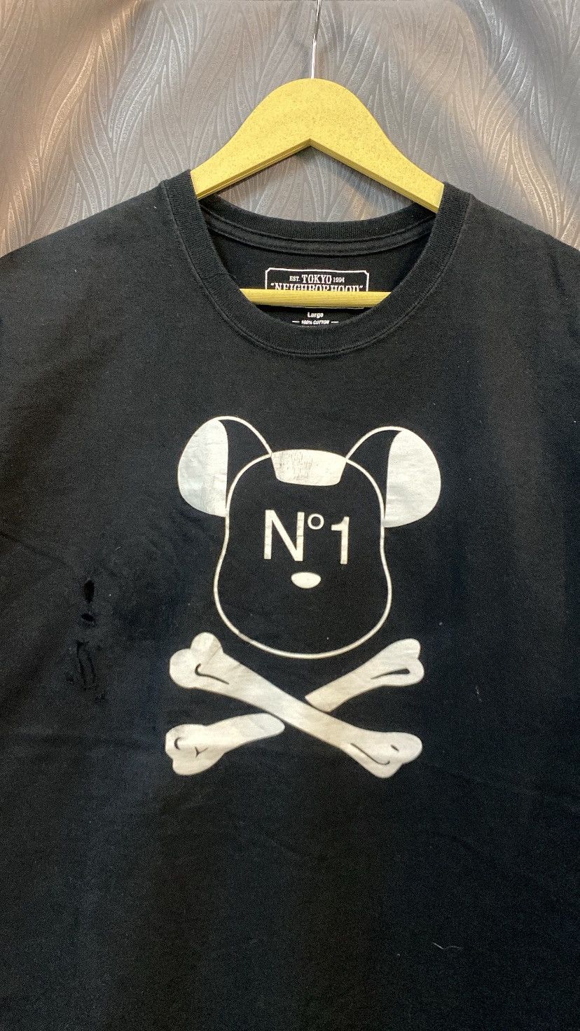 Japanese Brand × Neighborhood Neighborhood X Bearbrick Distress Tshirt Japan Size US L / EU 52-54 / 3 - 3 Thumbnail