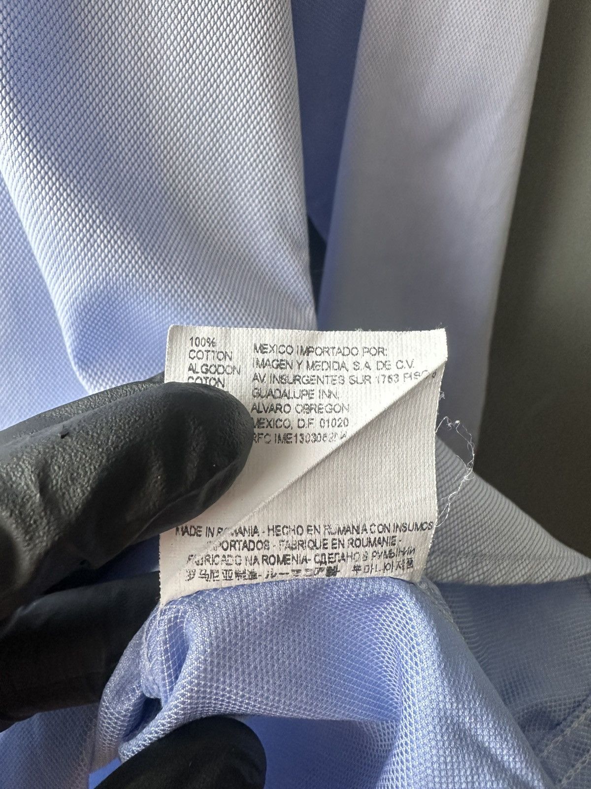 Suitsupply Suitsupply Cotton Dress Shirt Size 38/15 Size US M / EU 48-50 / 2 - 4 Thumbnail