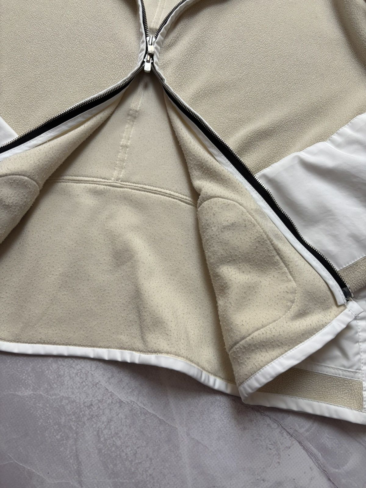 Frauenschuh × Vintage FRAUENSCHUH Womens Fleece Jacket Full Zip Beige Size XL Size XL / US 12-14 / IT 48-50 - 6 Thumbnail