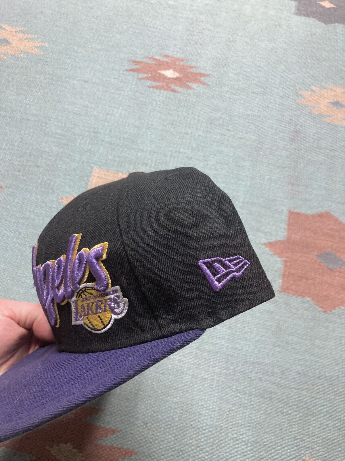 Mitchell & Ness × Vintage Mitchell Ness hat Los Angeles lakers hardwood classics wool Size ONE SIZE - 4 Thumbnail