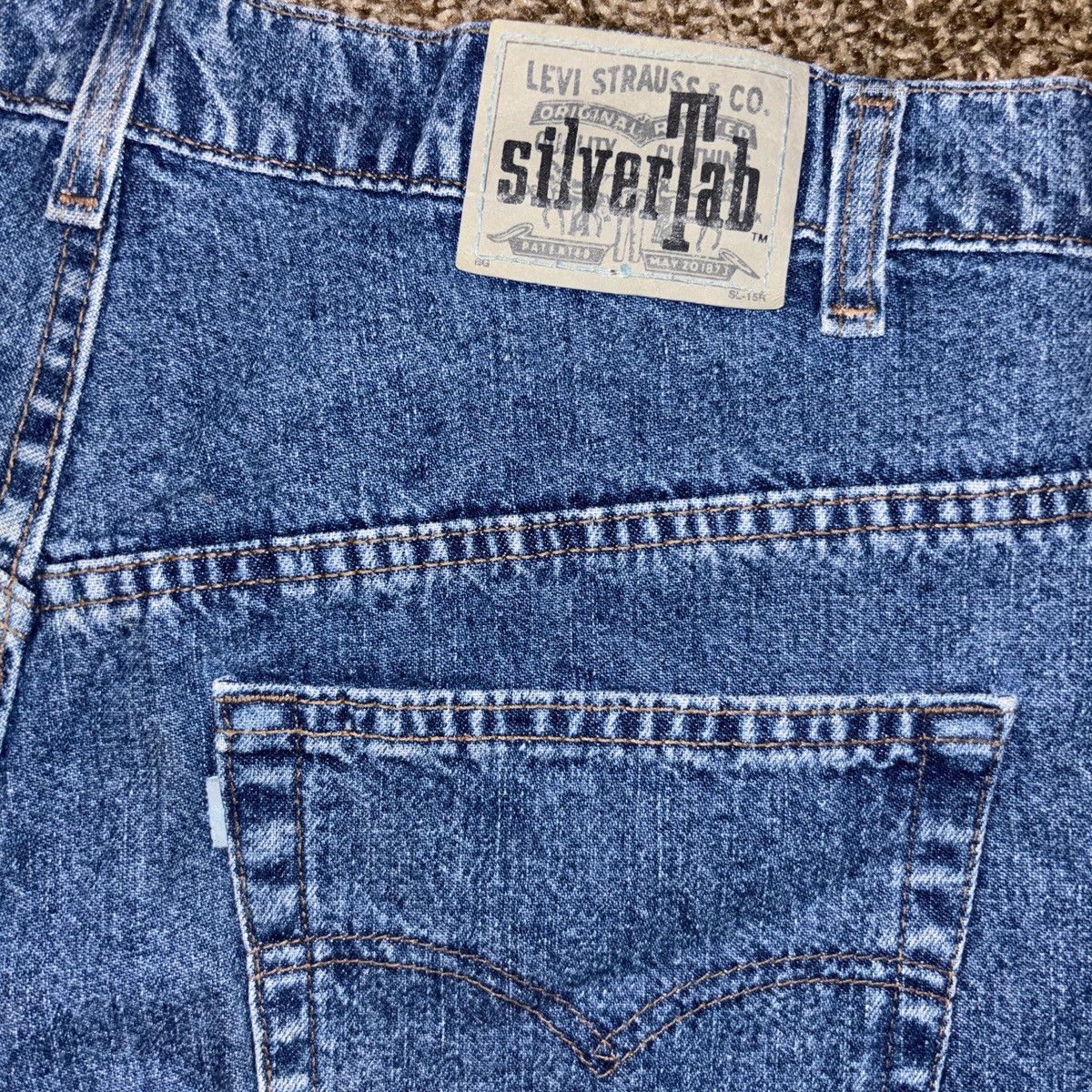 Levi's × Levi's Vintage Clothing VTG Levi’s SilverTab MAXIMUM Jorts circa. 1998 Size US 36 / EU 52 - 3 Thumbnail