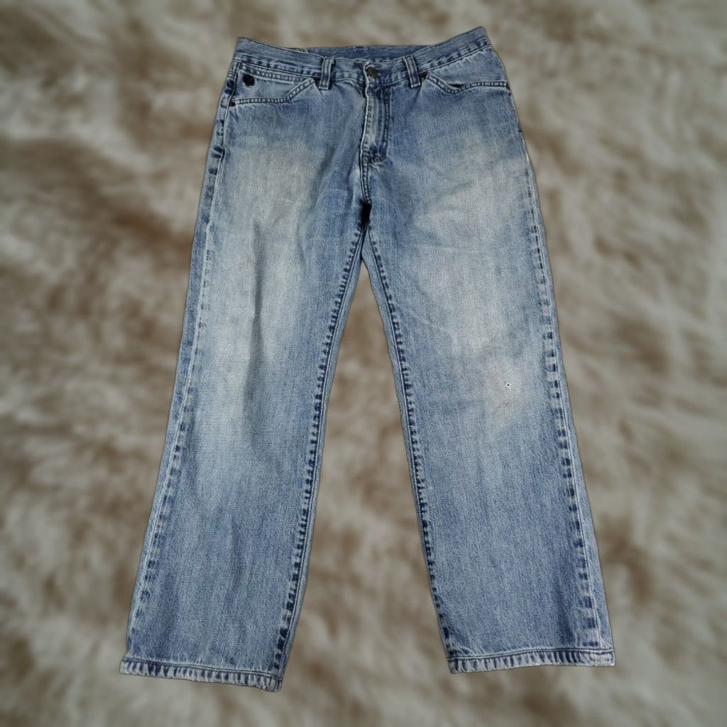 Lacoste Lacoste Mens Blue Straight Leg Denim Jeans Pants Size 32x25 Size US 32 / EU 48 - 1 Thumbnail