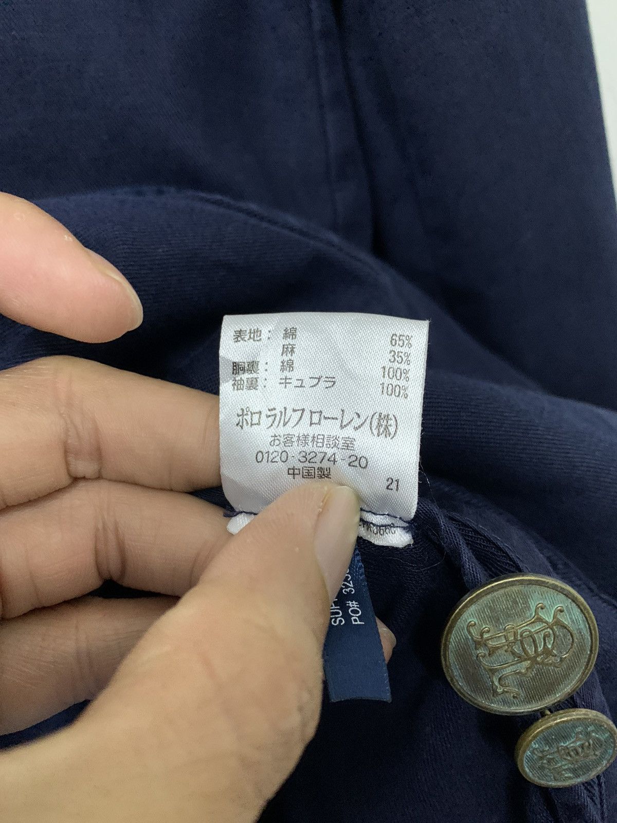 Polo Ralph Lauren × Ralph Lauren RALPH LAUREN Cotton Blazer Size 42R - 11 Thumbnail
