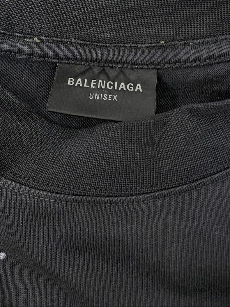Balenciaga Balenciaga Inside Lady Liberty Print Fake Two Shirts 2502-N Size US S / EU 44-46 / 1 - 5 Thumbnail