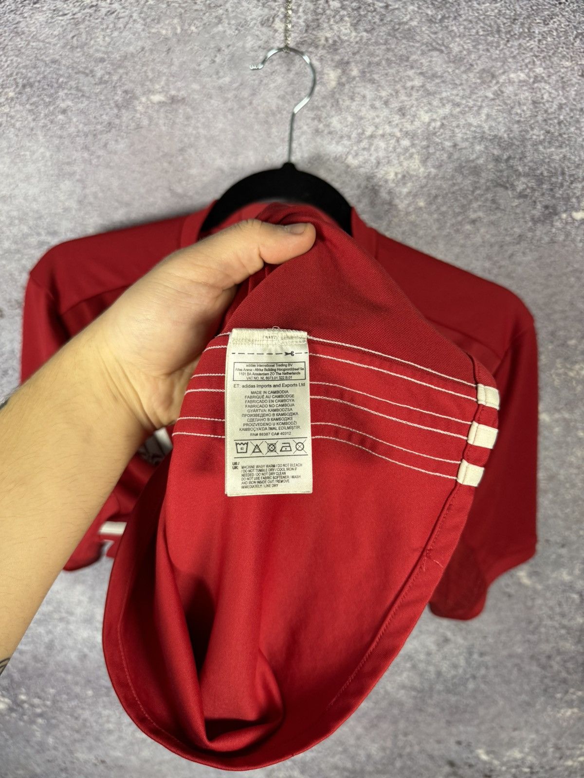 Adidas Vintage Manchester United 2016/17 Adidas Soccer Jersey Small Size US S / EU 44-46 / 1 - 10 Thumbnail