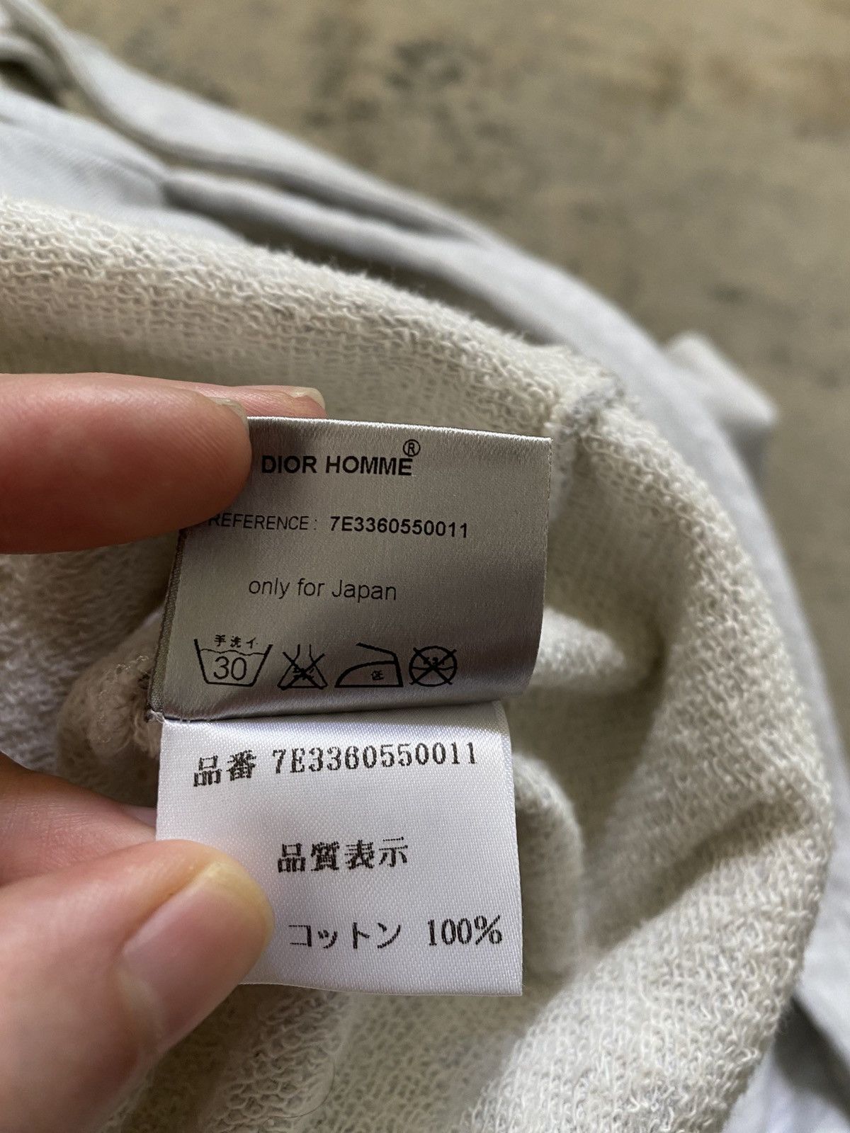 Dior × Hedi Slimane SS07 Kangaroo Pouch Sweatshirt Size US S / EU 44-46 / 1 - 8 Thumbnail
