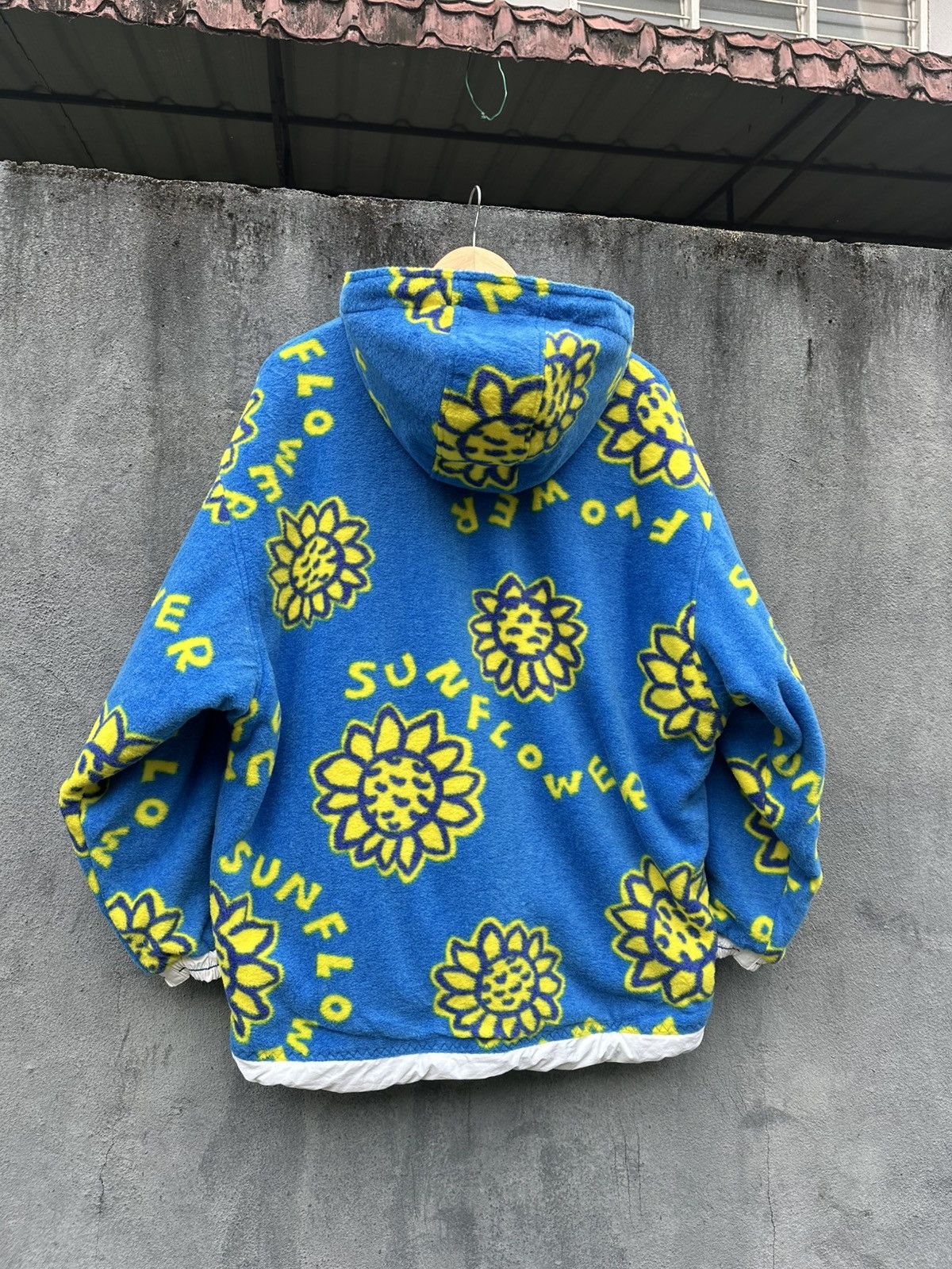 Ellesse 👹Ellese Reversible Sun Flower Pullover Jacket Size US XL / EU 56 / 4 - 11 Thumbnail