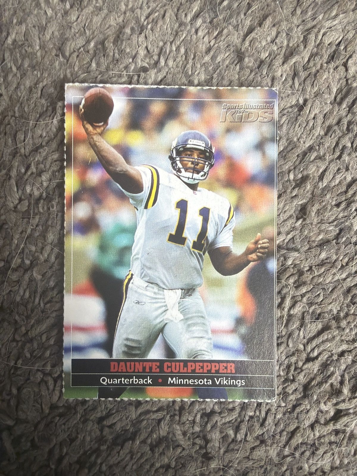 NFL 2004 Sports Illustrated For Kids #411 Daunte Culpepper Card Size ONE SIZE - 1 Thumbnail