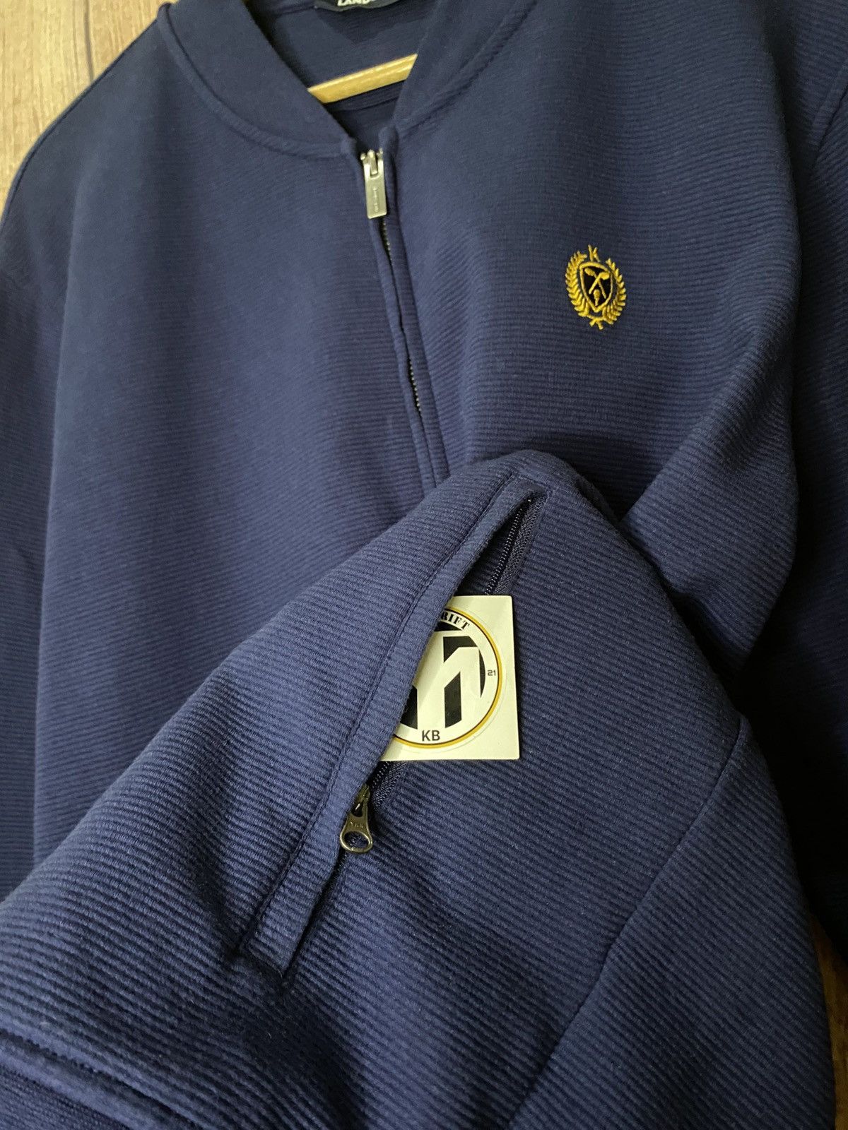Lands' End Lands’ End Emboridered Logo Full-Zip Sweater Size US L / EU 52-54 / 3 - 6 Thumbnail
