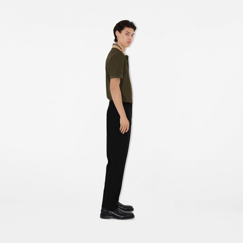 Burberry o1w1db10326 Cotton Polo Shirt in Green Size US XS / EU 42 / 0 - 3 Thumbnail