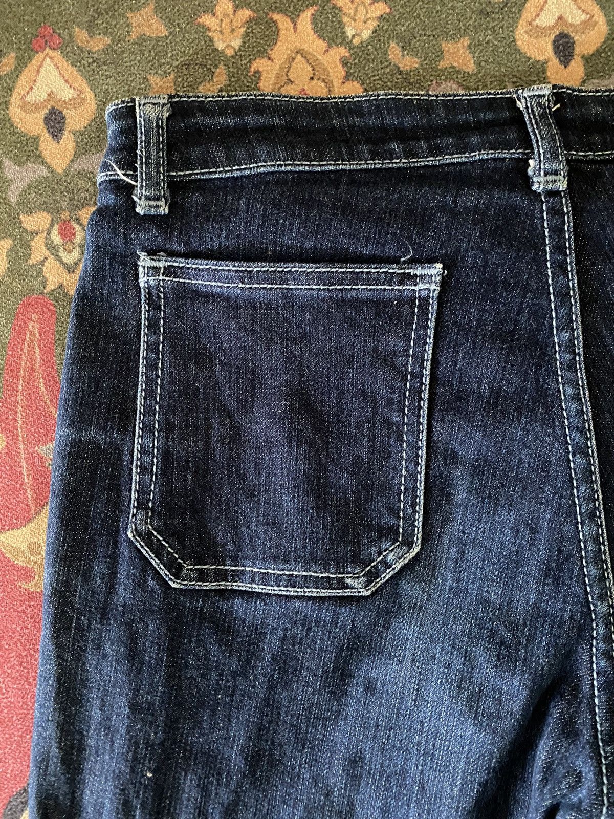 Edwin 🔥🔥Japanese Brand C17 Cedixsept Jeans Super Flare Denim Size US 27 - 4 Thumbnail