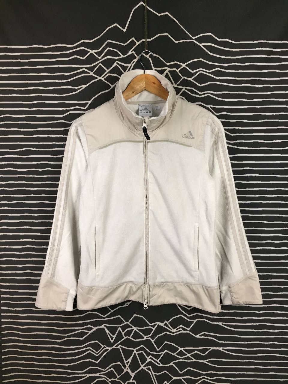 Adidas Adidas Clima365 Climawarm Fleece Full Zip Track Jacket Size L / US 10 / IT 46 - 2 Thumbnail