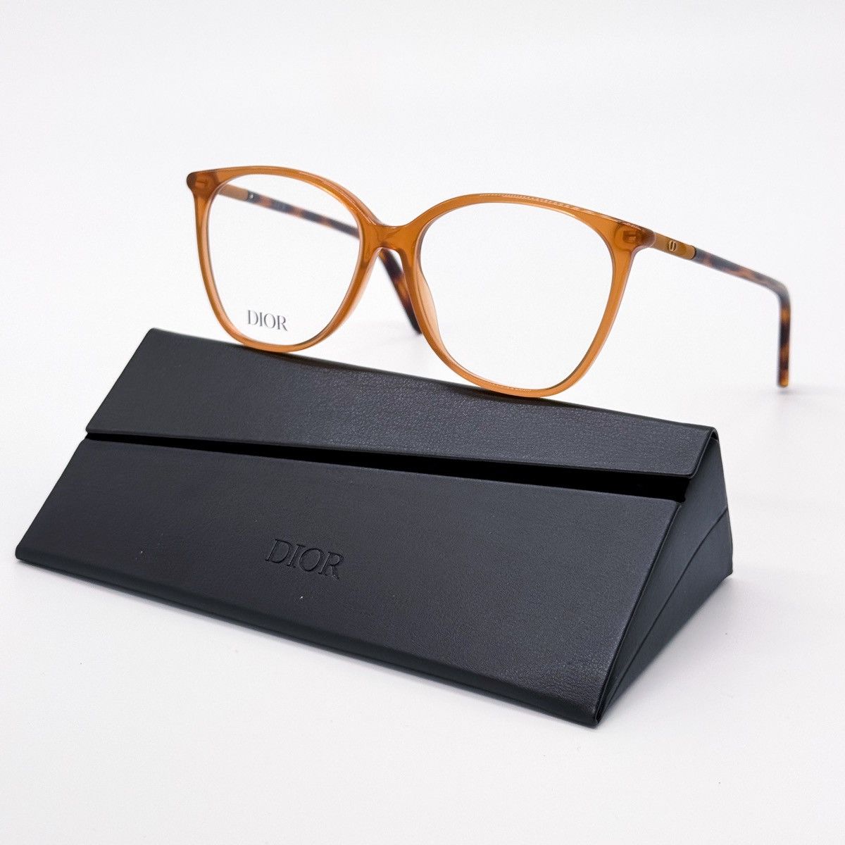 Dior NEW Dior Brown Havana Eyeglasses, Women Dior Mini CD S6I Size ONE SIZE - 1 Thumbnail