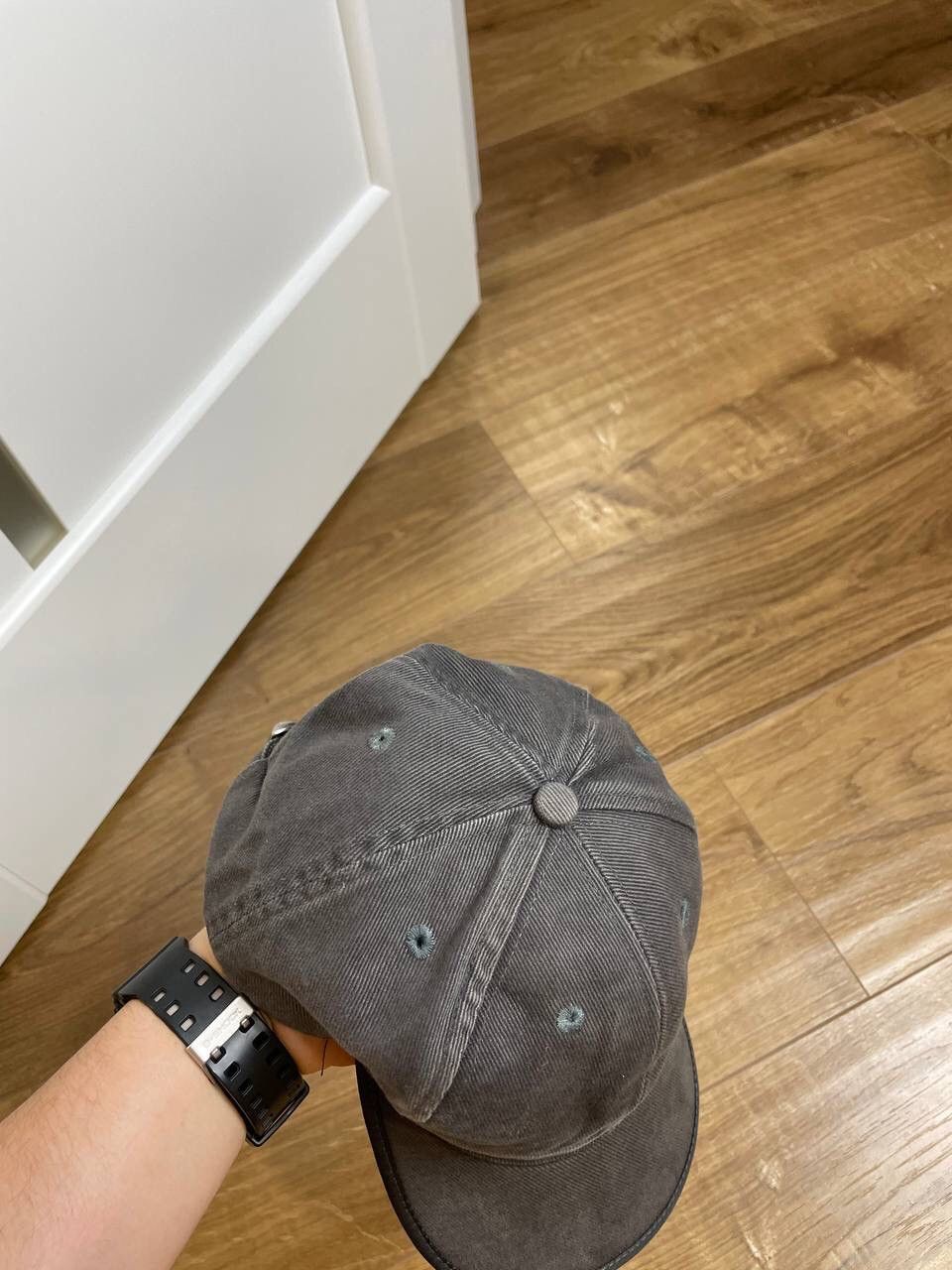 Nike × Vintage Vintage Nike 90’s Y2K Style Big Swoosh Logo Garment Dyed Cap Size ONE SIZE - 9 Thumbnail