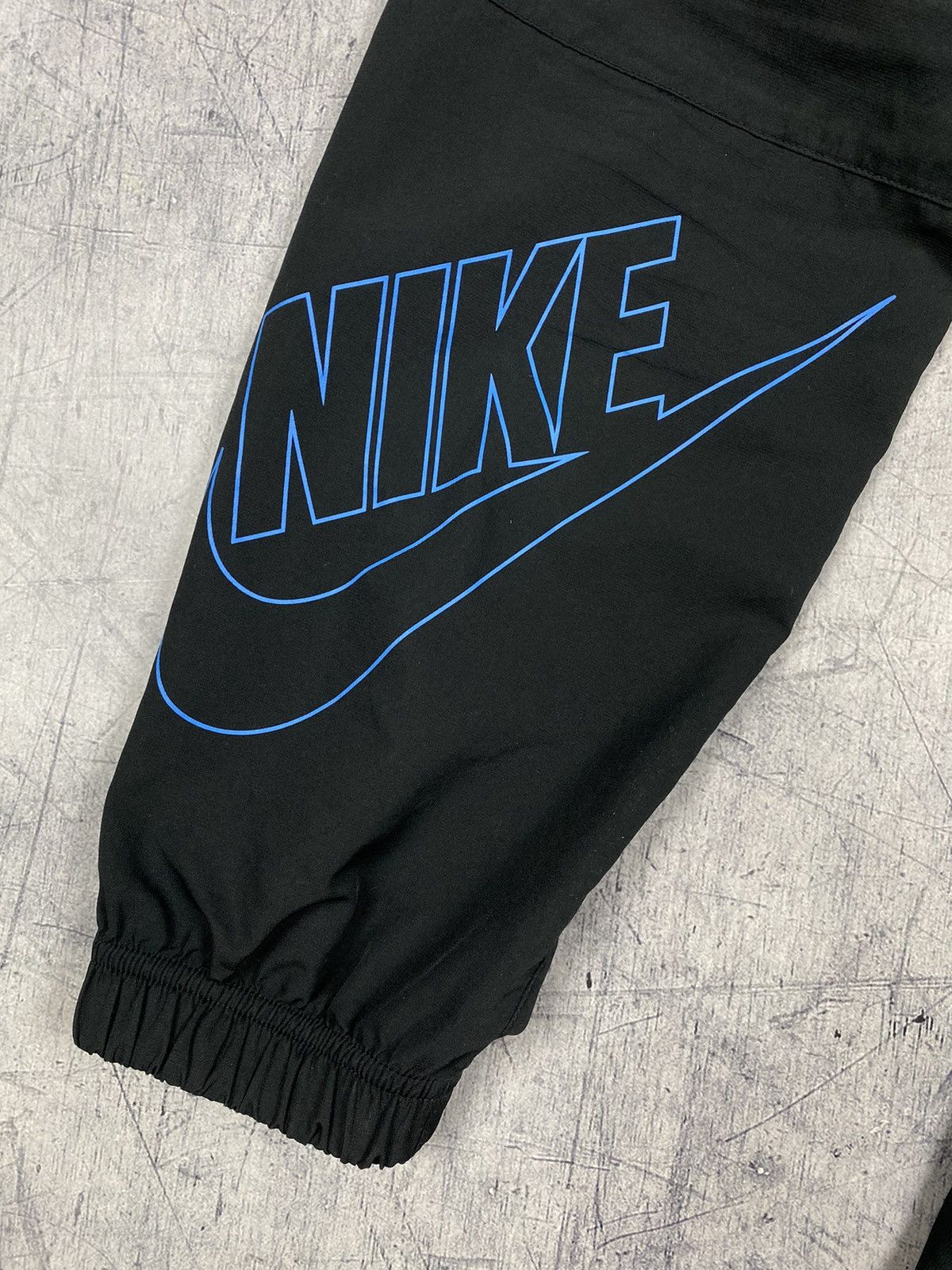 Nike × Vintage Vintage 00s Nike swoosh y2k nylon drill track pants Size US 31 - 6 Thumbnail