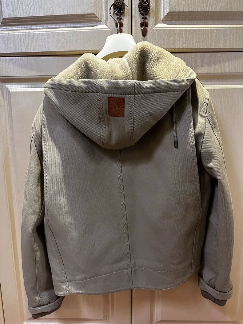 Loewe LOEWE Solid color hooded zipper jacket Size XS / US 0-2 / IT 36-38 - 3 Thumbnail