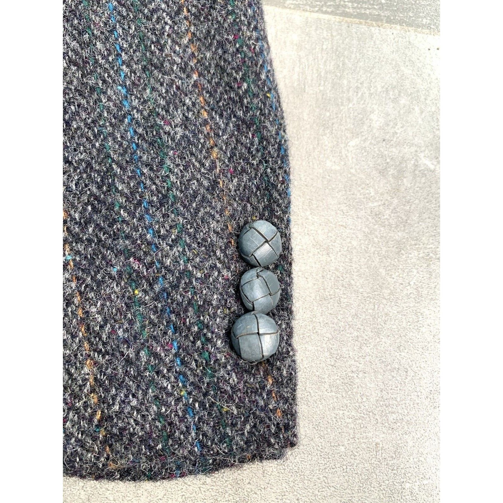Harris Tweed × Vintage Men's HARRIS TWEED MADE IN USA Sport Blazer Jacket EU50 UK40 Size 50R - 2 Thumbnail