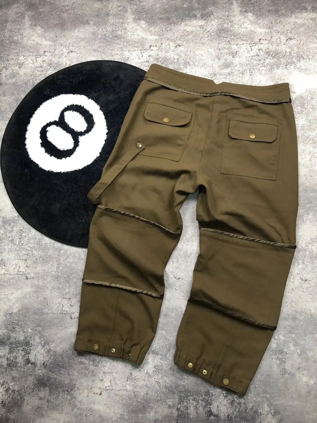 ME+EM ME+EM Vintage Streetwear Avantgarde Pants 14 Size Brown Hype Size 32" / US 10 / IT 46 - 11 Thumbnail
