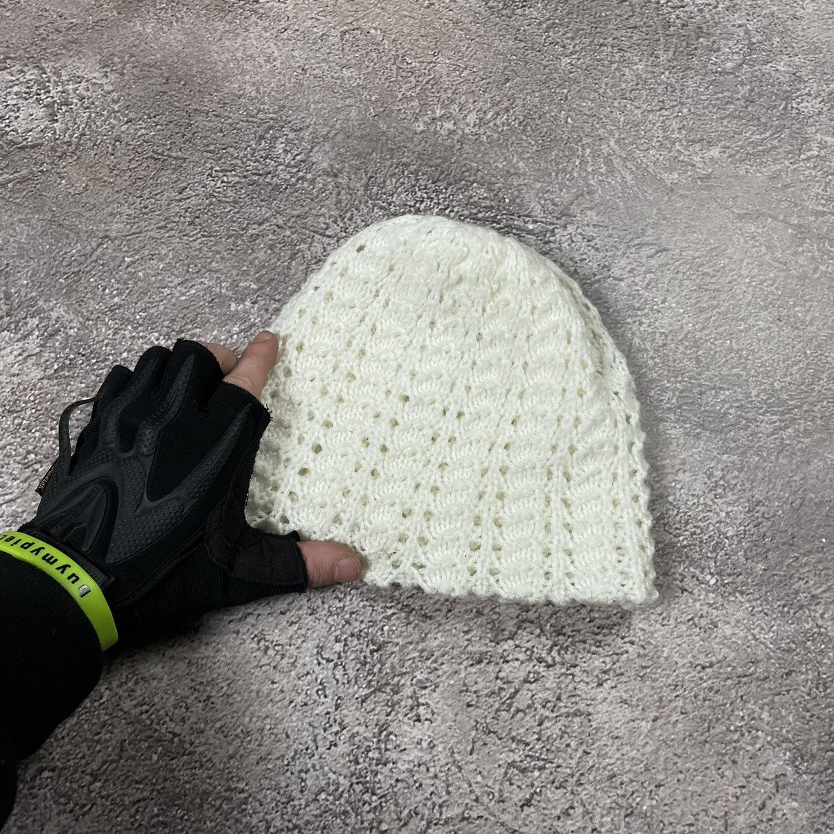 Vintage Vintage 90s Alt Knitted Beanie Mohair OS Size ONE SIZE - 3 Thumbnail