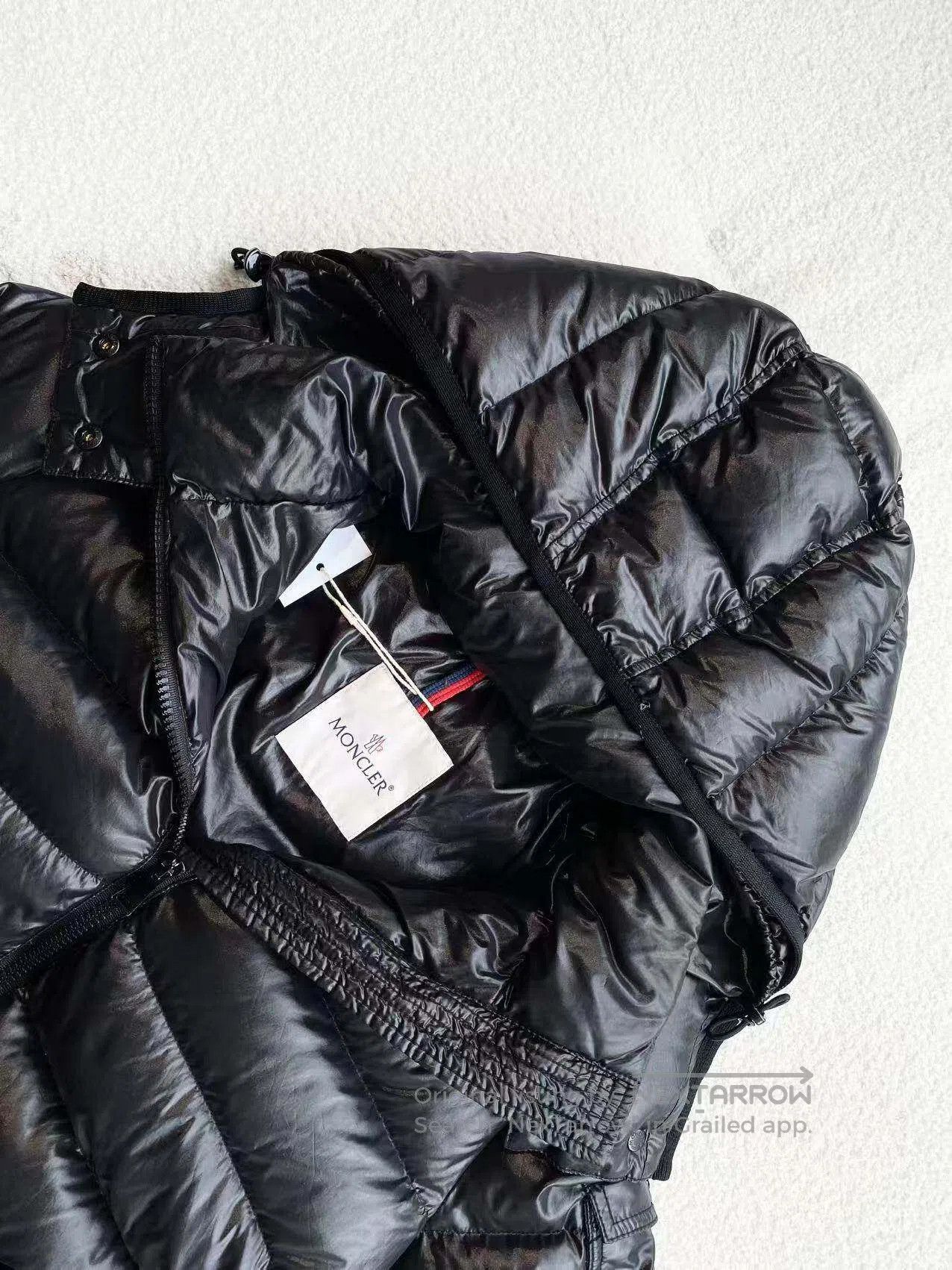 Moncler Moncler Size 1 MOKA series logo hooded down jacket| Size S / US 4 / IT 40 - 4 Thumbnail