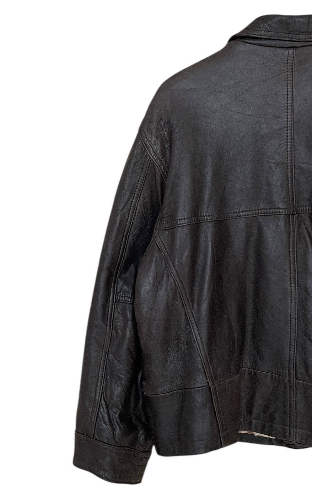 Vintage Vintage Japanese Brand Fence Buster Leather Jacket 1990s Size US M / EU 48-50 / 2 - 5 Thumbnail
