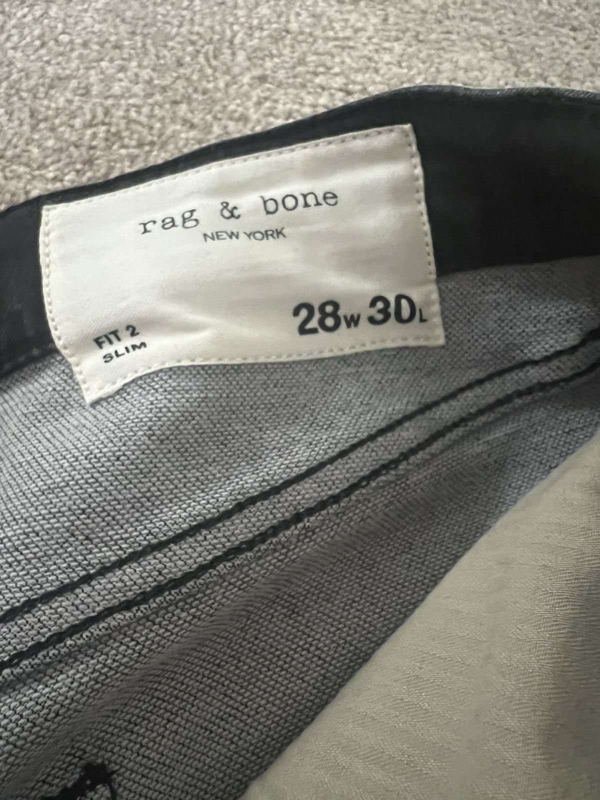 Rag & Bone Rag & Bone Black Jeans Size US 28 / EU 44 - 4 Thumbnail