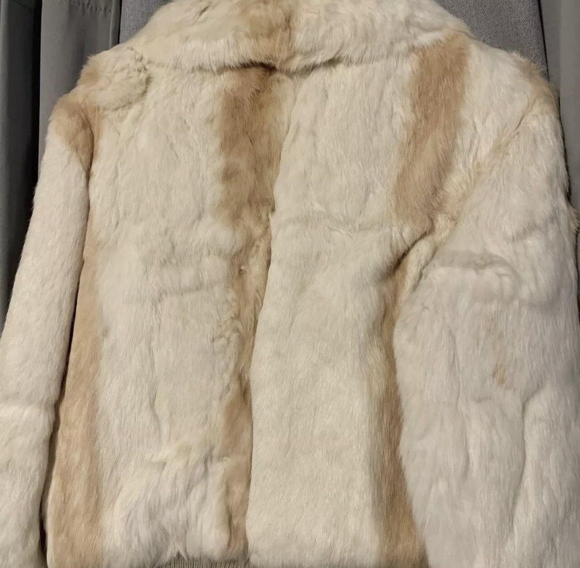 Vintage Vintage 70s rabbit fur bomber coat Size S / US 4 / IT 40 - 6 Thumbnail
