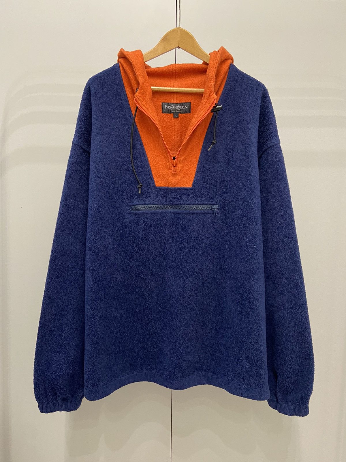 Zip Fleece Vintage Ysl Fleece Vintage YSL Yves Saint Laurent Q Zip