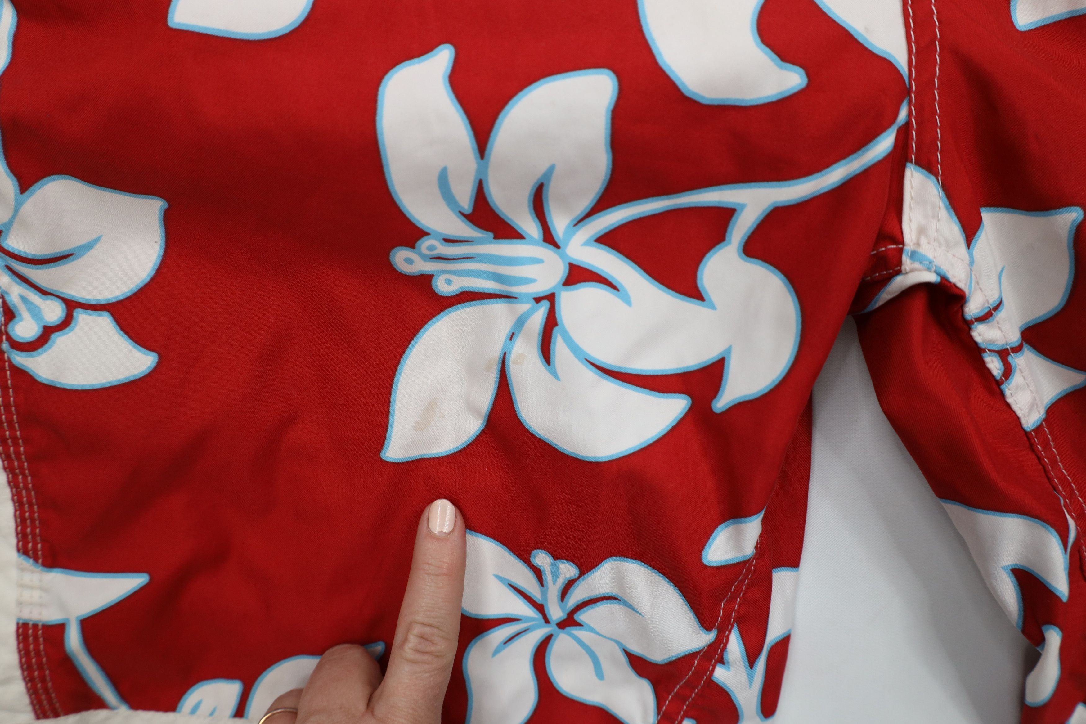 Abercrombie & Fitch × Vintage Vintage Y2K Abercrombie & Fitch Flower Hawaiian Board Shorts Size US 30 / EU 46 - 7 Thumbnail