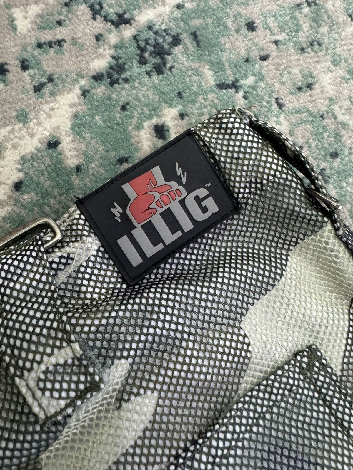 Seditionaries ILLIG MESH CAMO BONDAGE LACE CARGO PANTS Size US 35 - 12 Thumbnail