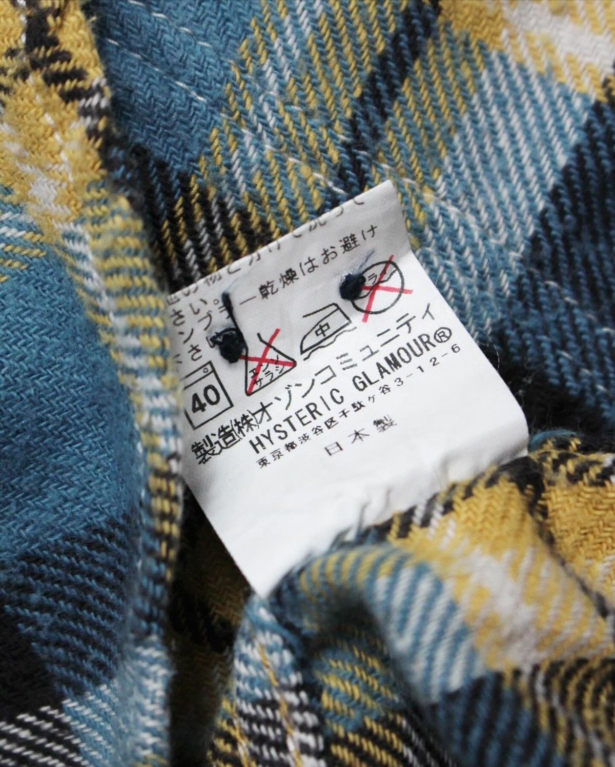 Hysteric Glamour 2000S HYSTERIC GLAMOUR TARTAN HOODED SHIRTS Size US M / EU 48-50 / 2 - 5 Thumbnail