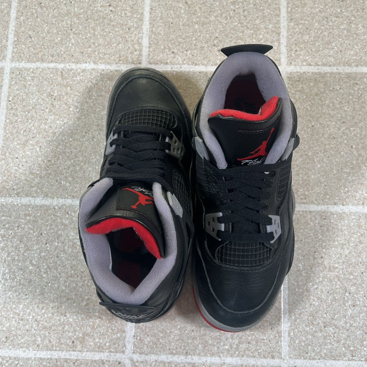 Jordan Brand Nike Jordan 4 Retro Bred Reimagined (GS) 5y / Womens 6.5 Size US 6.5 / IT 36.5 - 6 Thumbnail