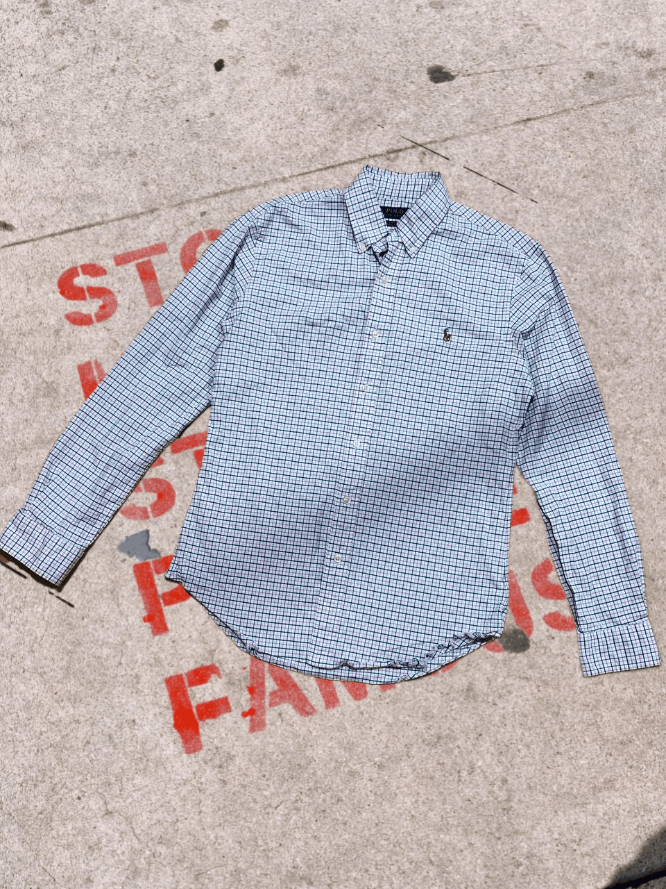 Polo Ralph Lauren Polo Ralph Lauren Pony Checked Cotton Button Up Overshirt Size US M / EU 48-50 / 2 - 1 Thumbnail
