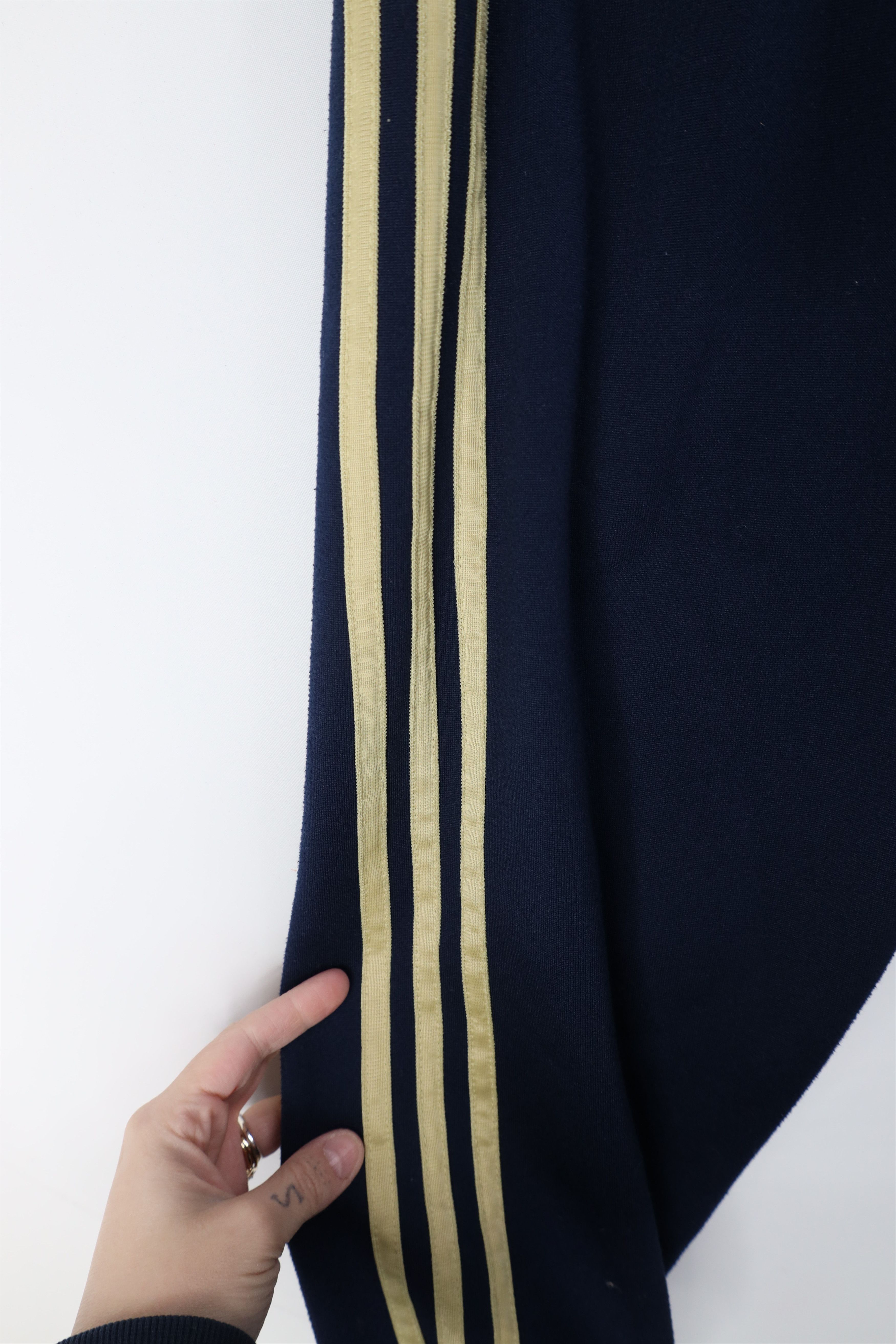 Adidas Vintage Adidas Notre Dame University Hoodie Sweatshirt Blue Size US XXL / EU 58 / 5 - 8 Thumbnail