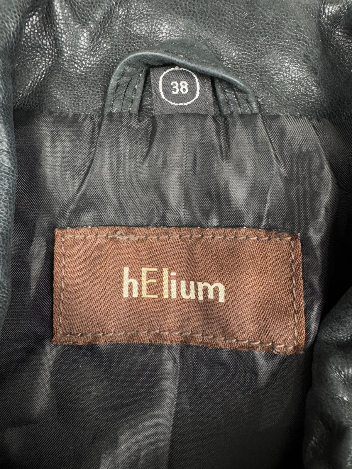 Vintage Vintage 90s hElium real leather bomber biker jacket Size US XS / EU 42 / 0 - 12 Thumbnail