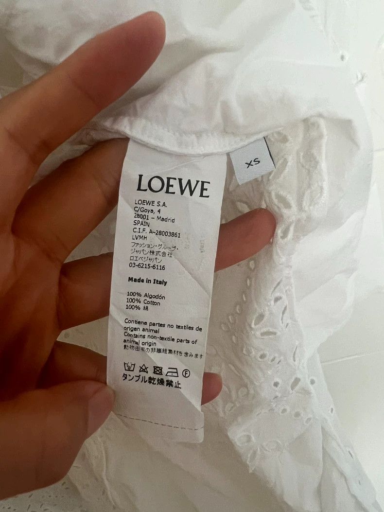 Loewe LOEWE A long sleeve dress shirt Size XS / US 0-2 / IT 36-38 - 4 Thumbnail