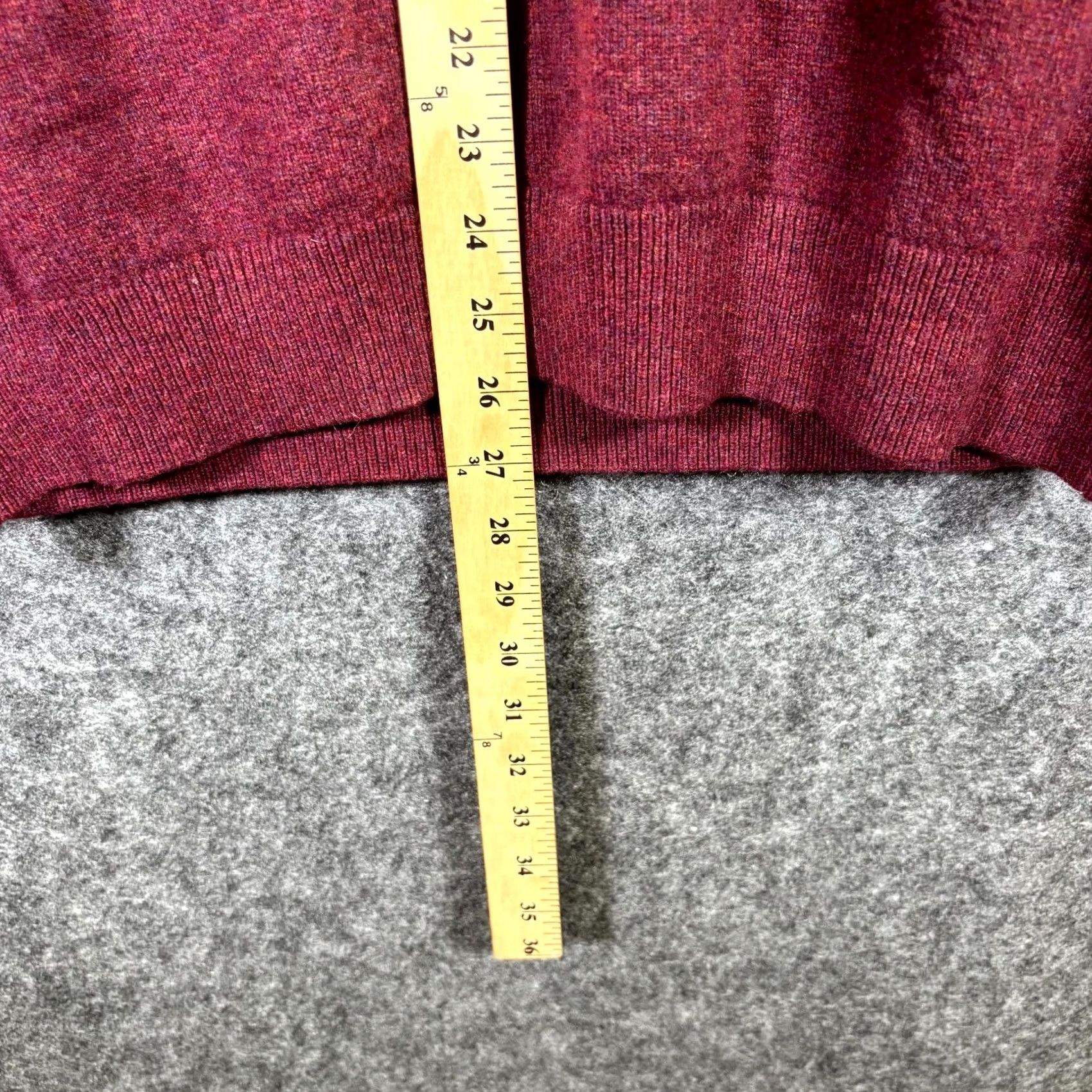 Vintage L.L.Bean Sweater Vest Mens XL Burgundy 100% Lambs Wool Dark Academia Grandpacore Vest Mens XL Burgundy Red Wool Size US XL / EU 56 / 4 - 5 Thumbnail