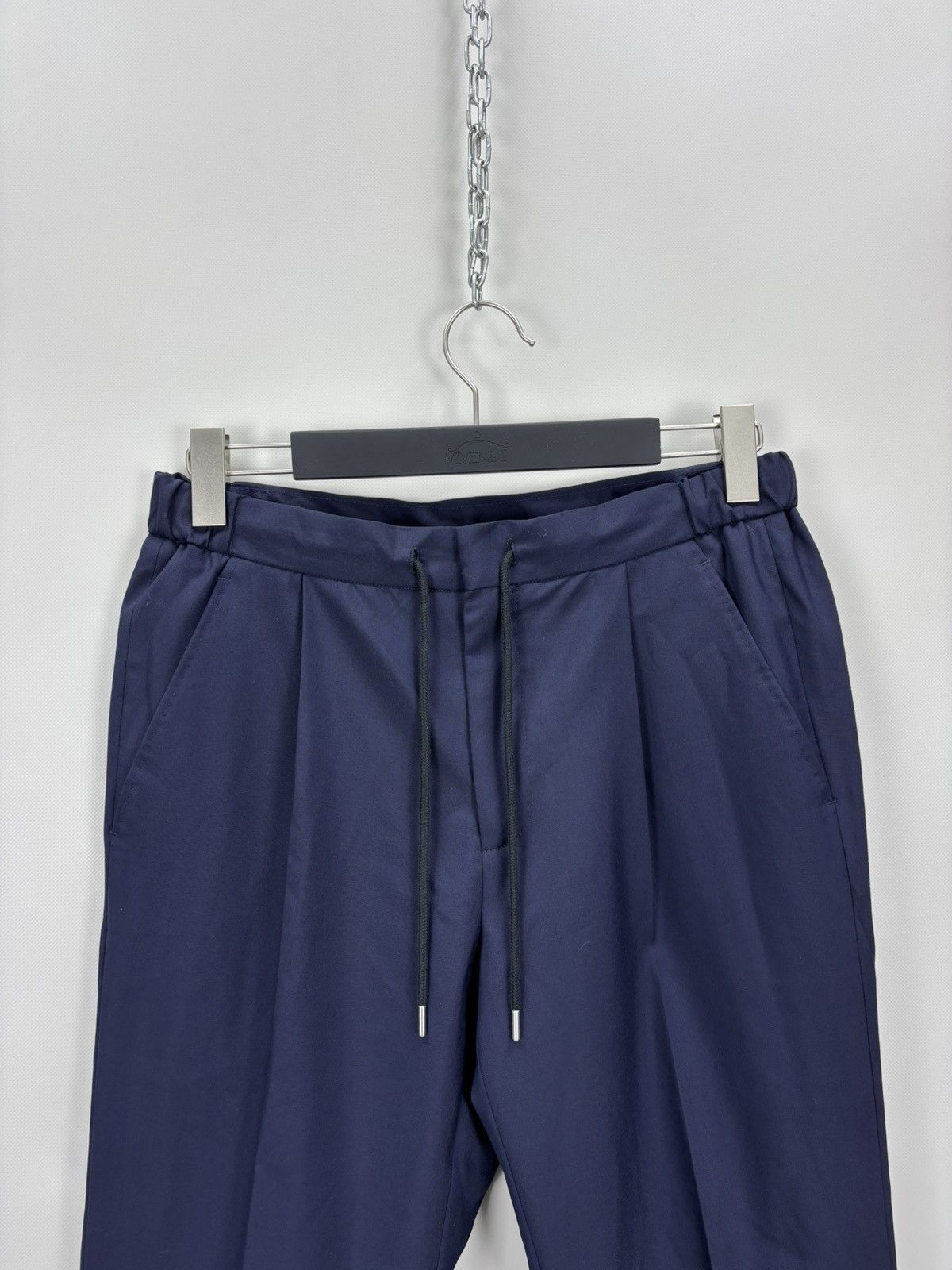 Suitsupply Mens wool pants Suitsupply Ames Pleat ES Size 48 Color Blue Size US 33 - 3 Thumbnail