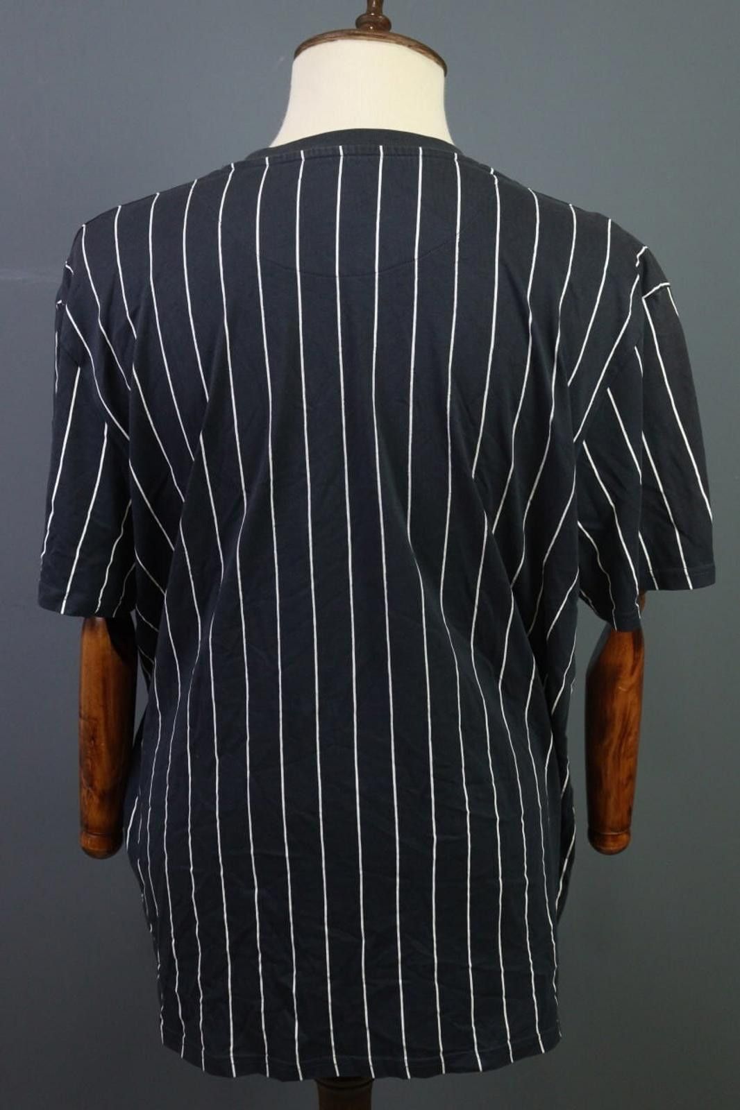 KJUS KJUS Black White Striped Cotton Pullover T-Shirt Size XL Size US XL / EU 56 / 4 - 7 Thumbnail