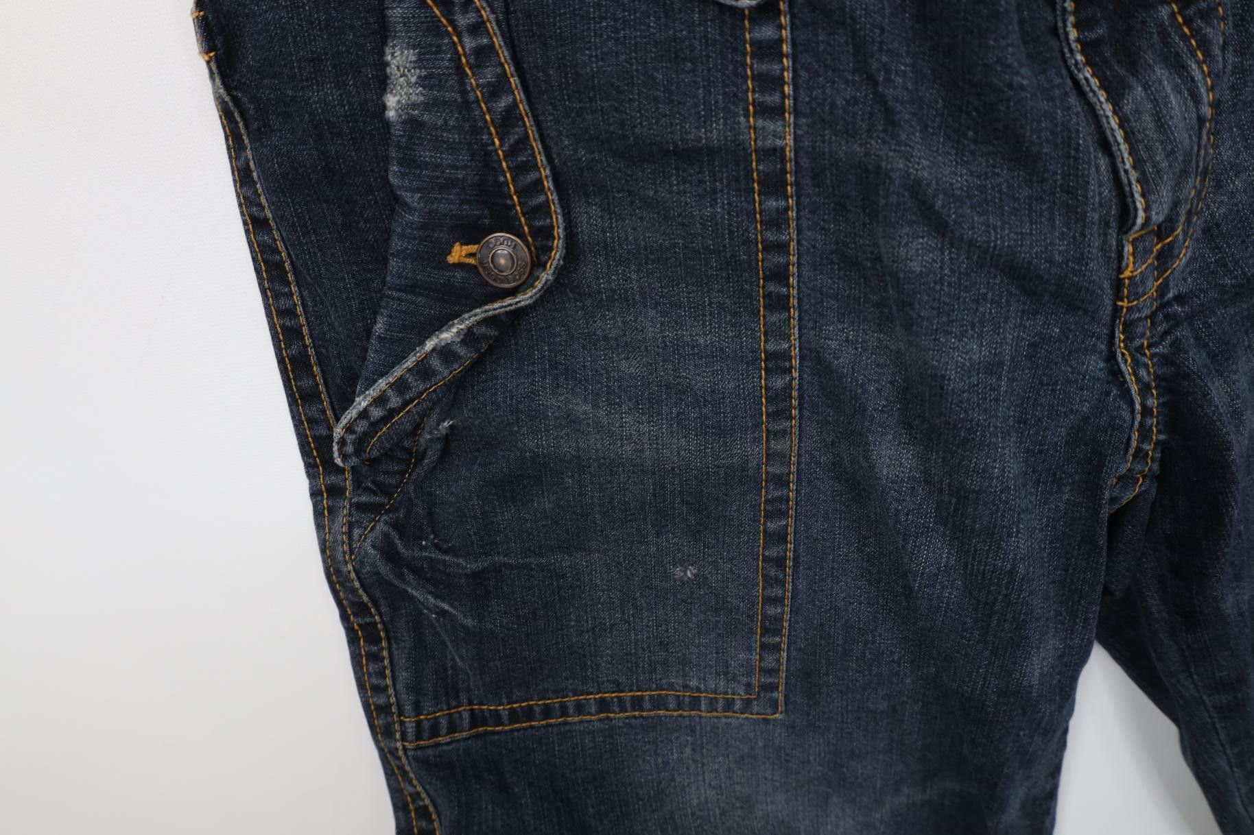 Hugo Boss Vintage Y2K Hugo Boss Baggy Wide Leg Cargo Denim Jeans Size US 32 / EU 48 - 6 Thumbnail