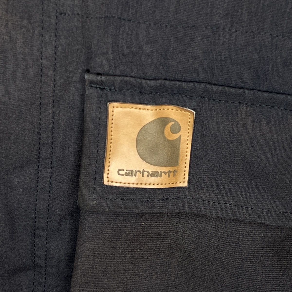 Carhartt × Carhartt Wip × Vintage Carhartt WIP Mentley Winter Parka Fur Coat Vintage Navy Size US M / EU 48-50 / 2 - 9 Thumbnail