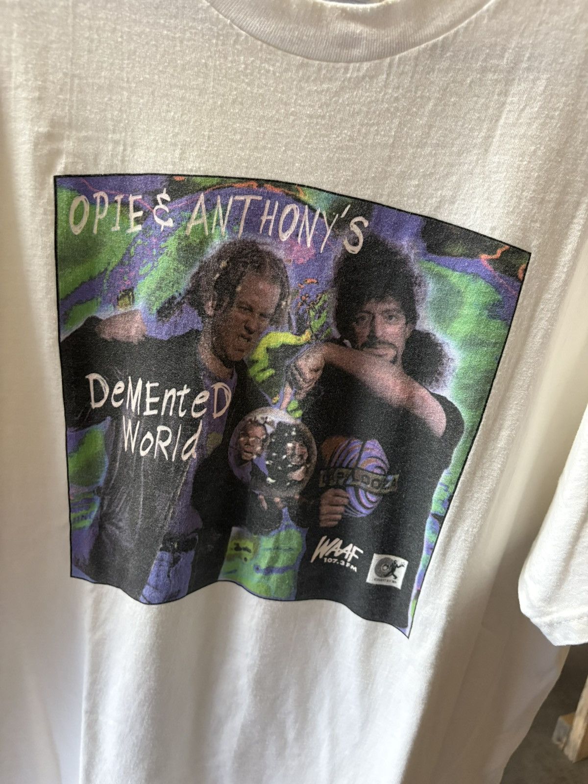 Band Tees 1990’s Opie and Antony’s demented world Radio T-Shirt Size US XL / EU 56 / 4 - 2 Thumbnail