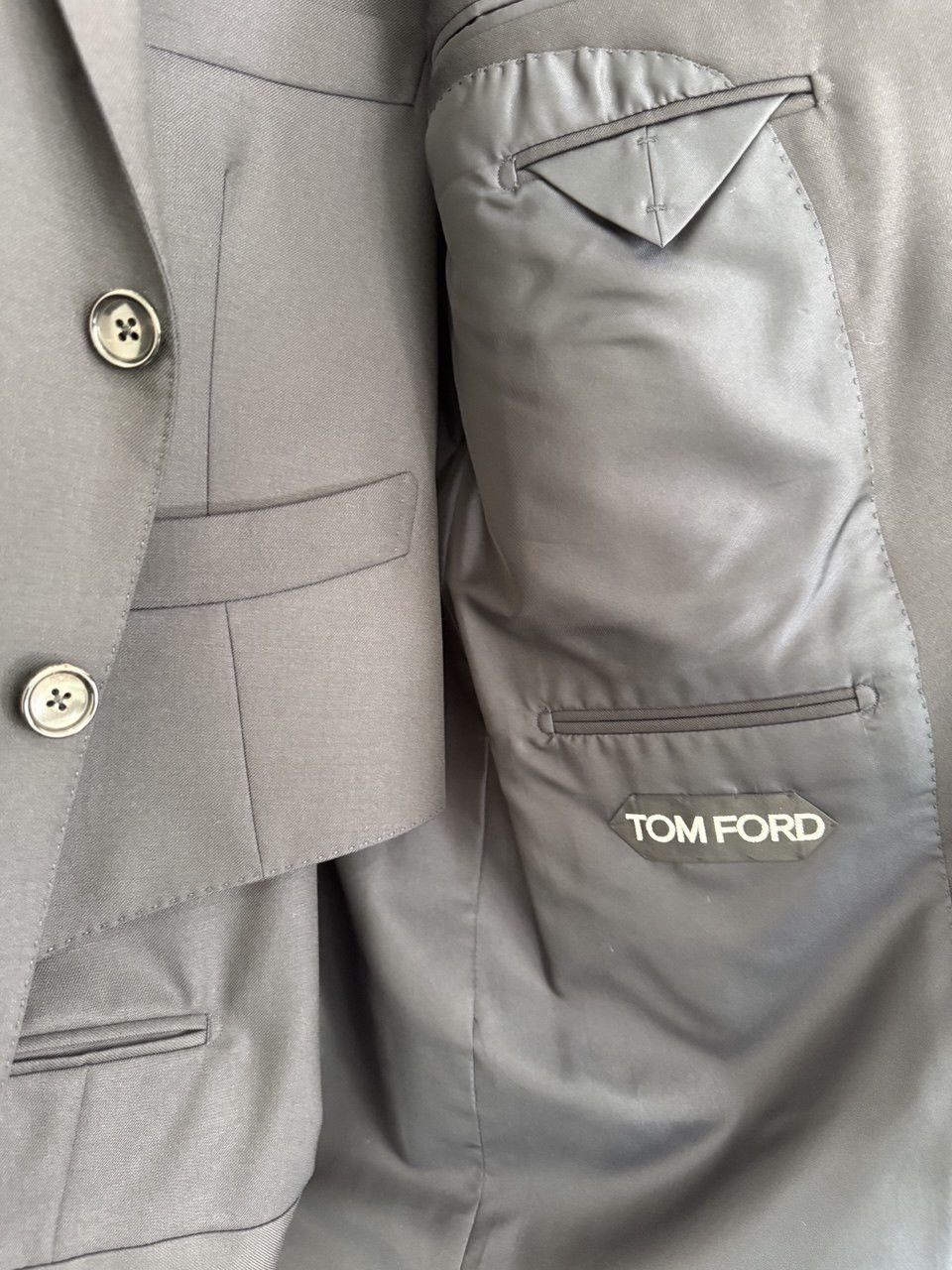 Tom Ford Tom Ford MTM 3 Piece Suit Charcoal 42R–64R O’Connor Style Size 52R - 6 Thumbnail