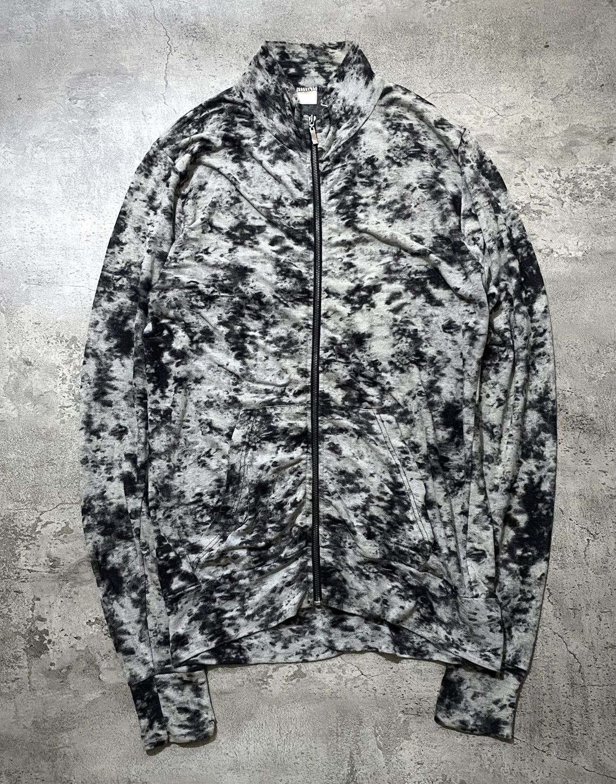 Tornado Mart Y2k unknow brand acid wash grunge zip cotton bomber Size US XL / EU 56 / 4 - 1 Thumbnail