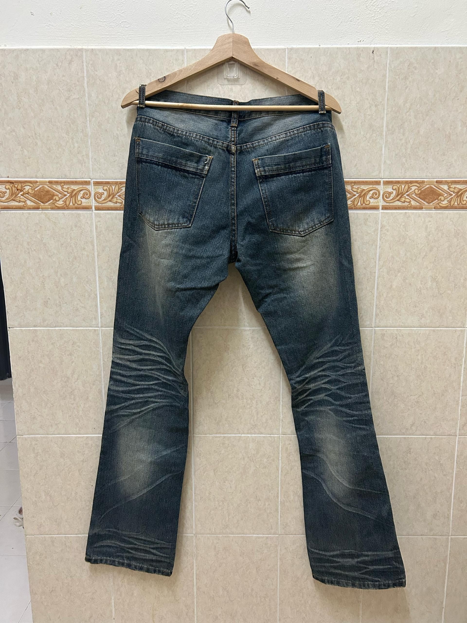 Japanese Brand 💥 90s 💥 Vintage Green Apparel Denim Size US 32 / EU 48 - 2 Thumbnail