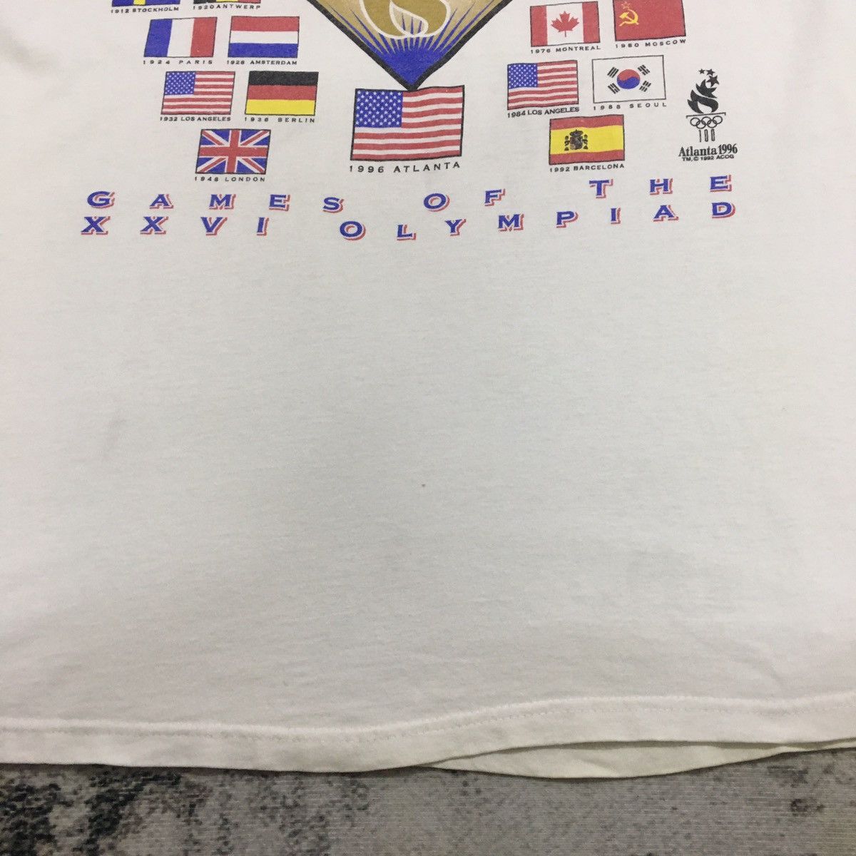 Hanes × USA Olympics × Vintage Vintage 1996 Atlanta Olympic Tee Size US L / EU 52-54 / 3 - 2 Thumbnail